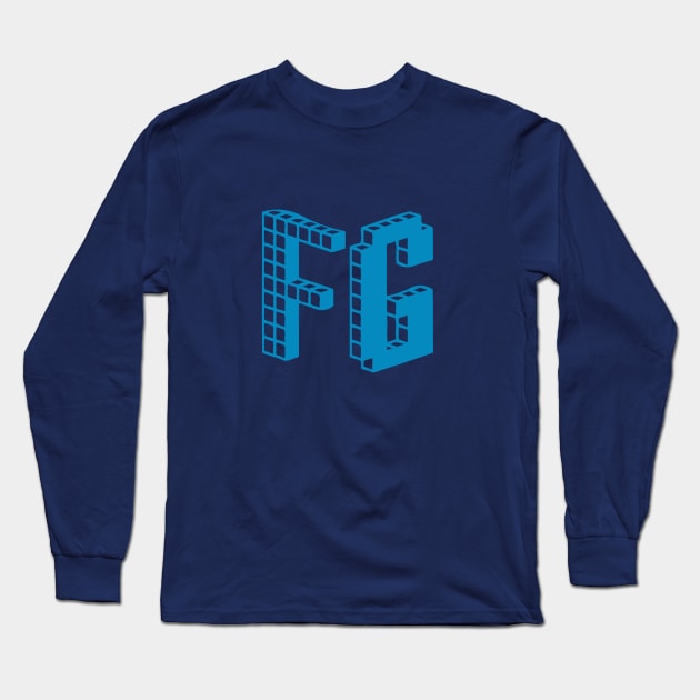 Foybles Gaming Logo (Blue) Long Sleeve T-Shirt by FoyblesGaming